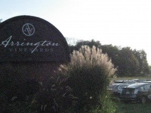 Entrance to Arrington Vineyards