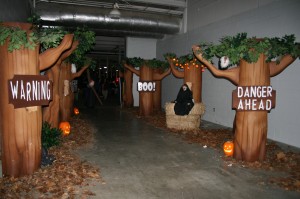 Some of the set at Safe Night Halloween 