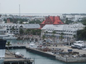 View of Key West from our cruise ship
