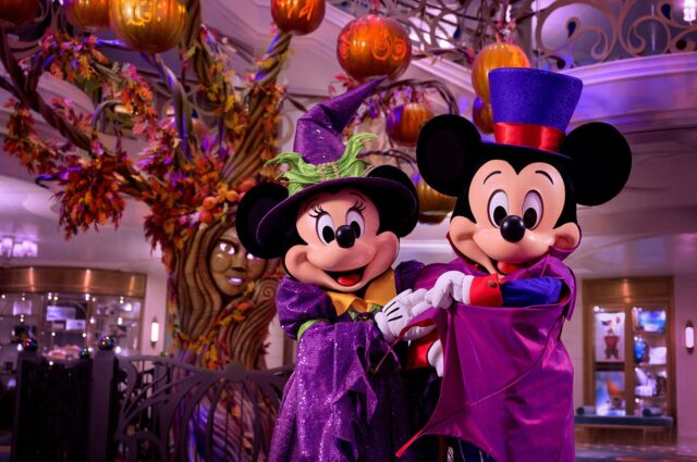 Mickey and Minnie Mouse Halloween High Seas Disney Cruise
