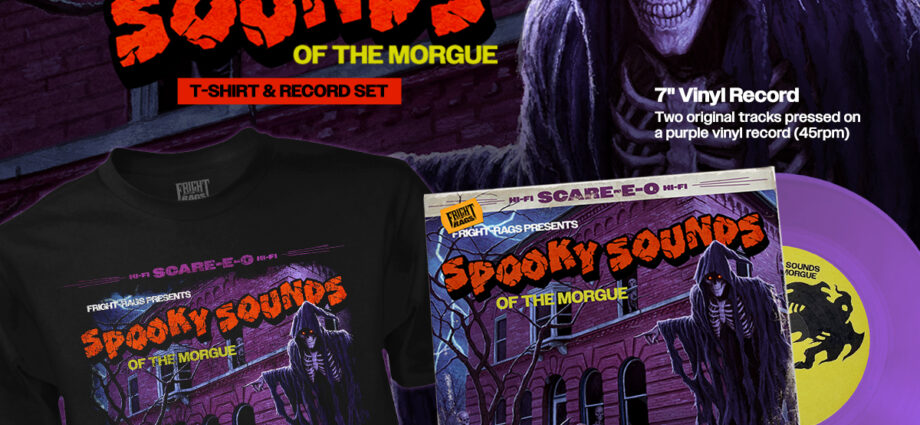 Fright-Rags Spooky Sounds of the Morgue promo art